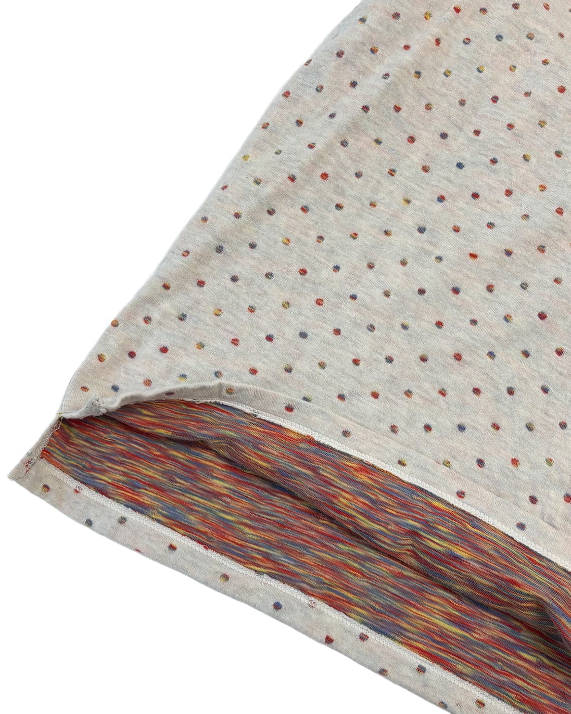 레인보우 폴카도트 두겹 터틀넥 상품이미지4