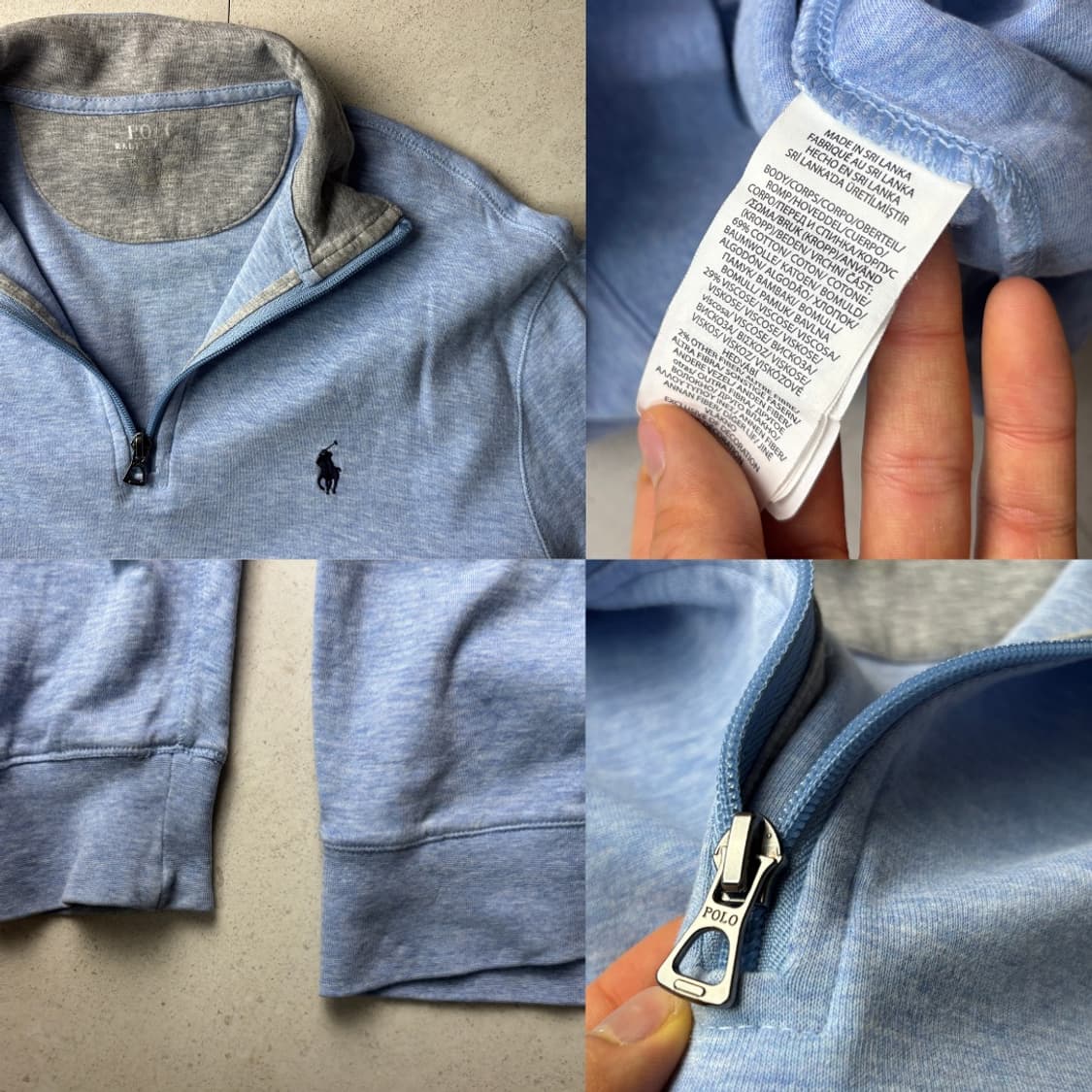 폴로 반집업  상품이미지3