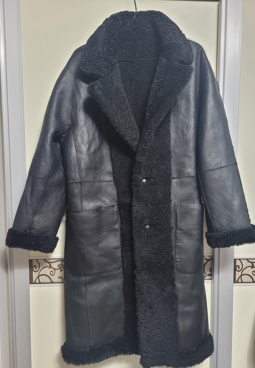 럭키슈에뜨 천연양가죽 리버서블 자켓 상품이미지1