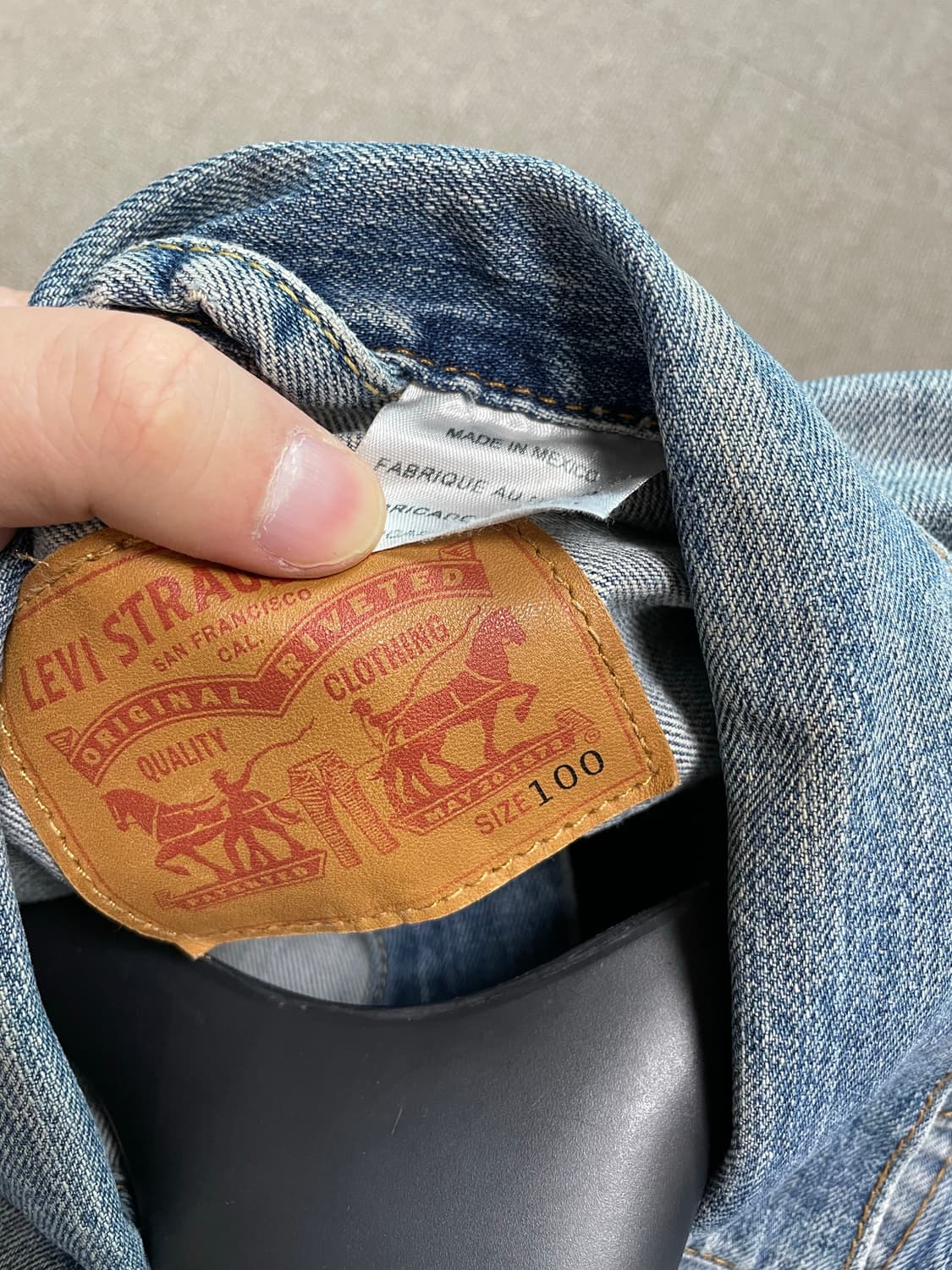 리바이스 연청 데님 트러커자켓 100(L) 상품이미지3