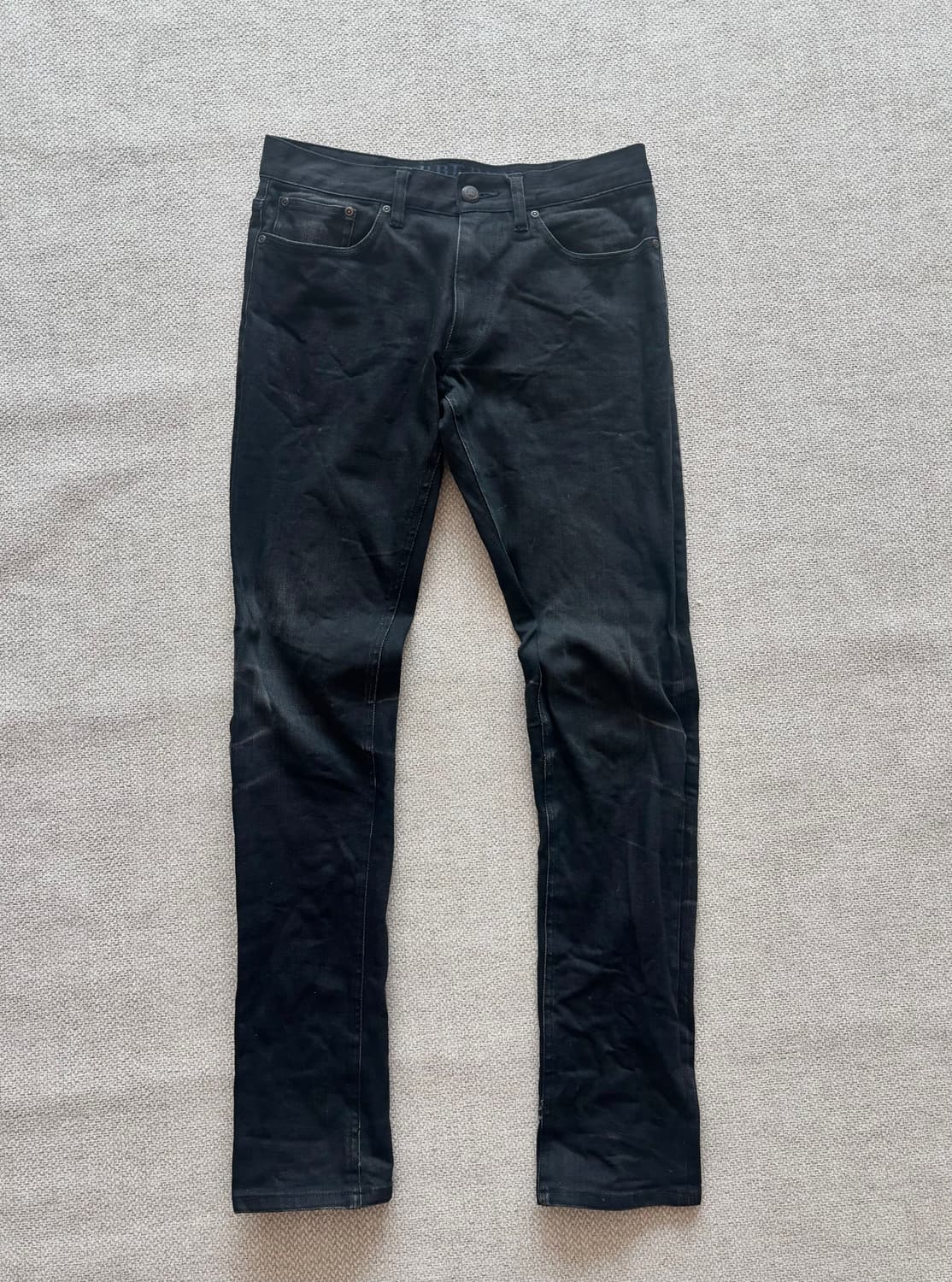 빈티지 버버리 블랙라벨 블랙 슬림핏 진 73 상품이미지1