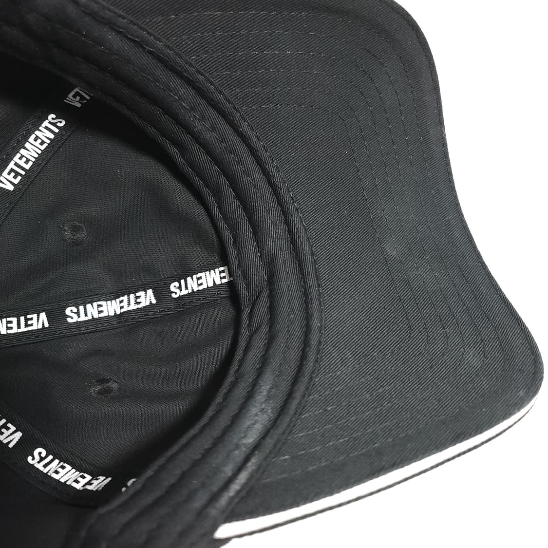 [OS] 베트멍 블랙 아나키 자수 볼캡 모자 UA52CA100B 상품이미지5