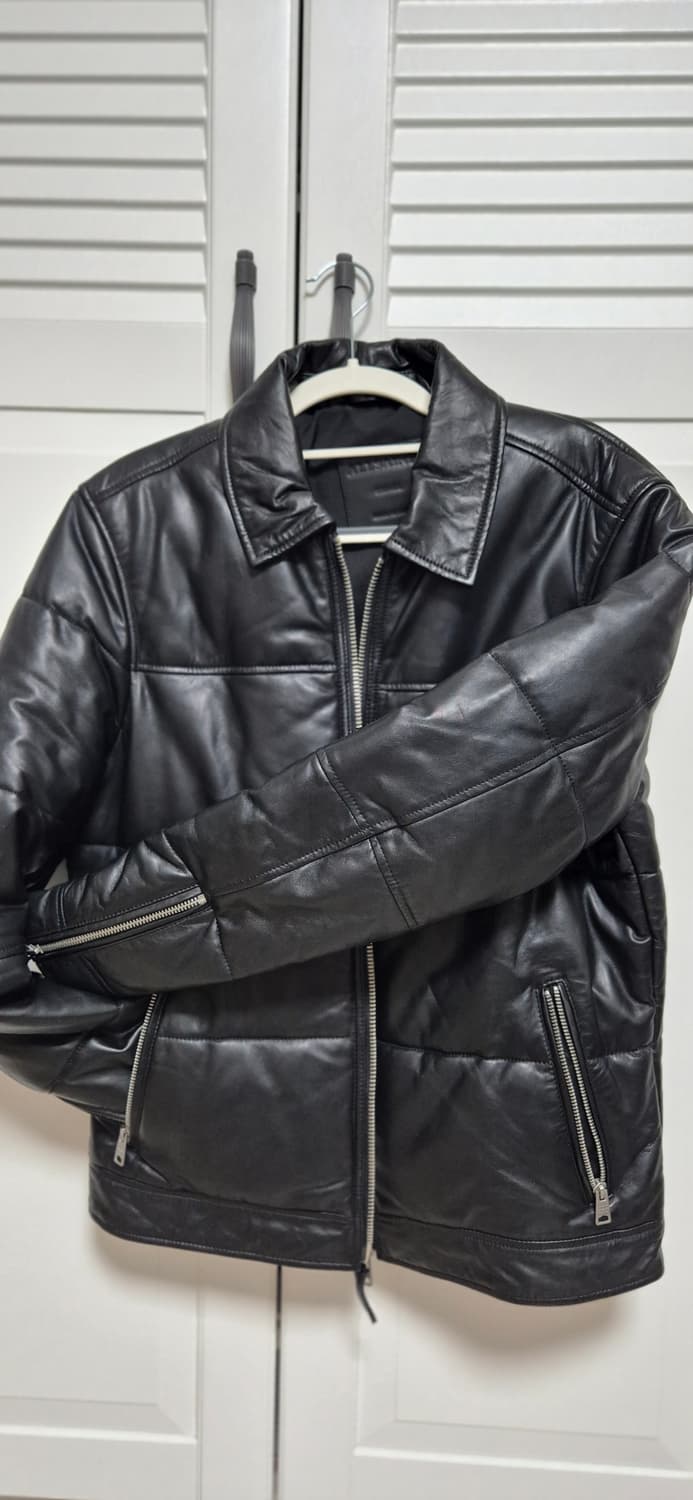 All saints cobb leather puffer 점퍼 상품이미지3