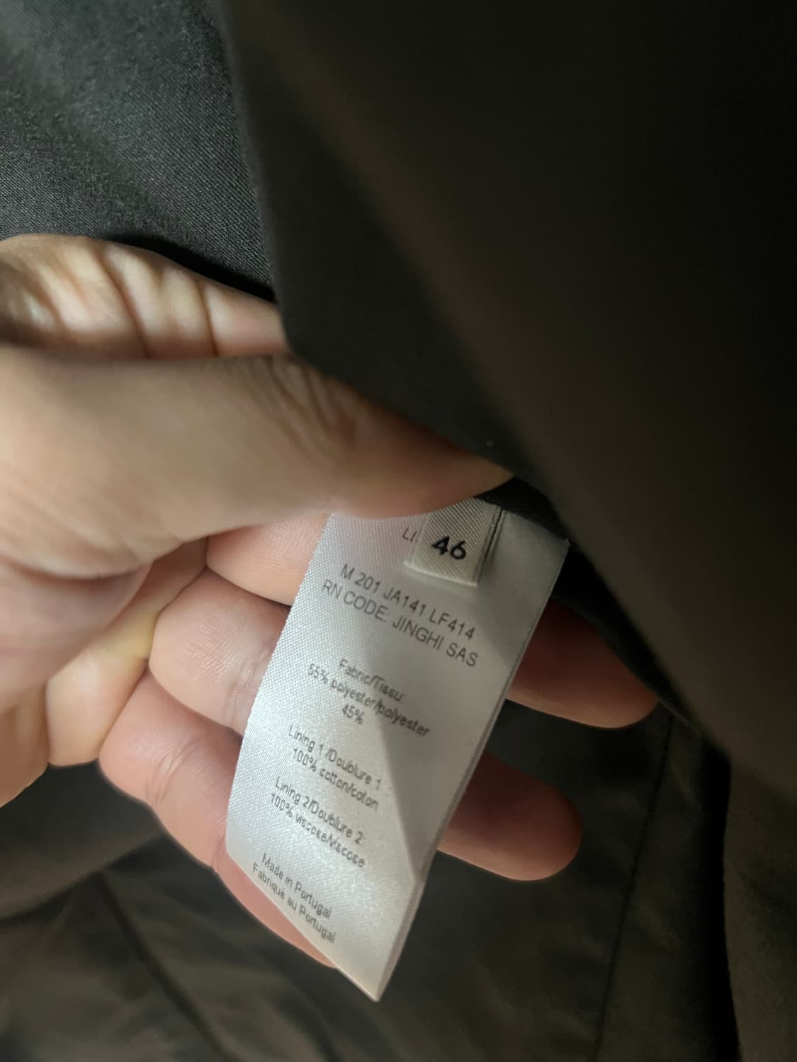 르메르/싱글 브레스티드 자켓(봉태규 자켓)/46 상품이미지5