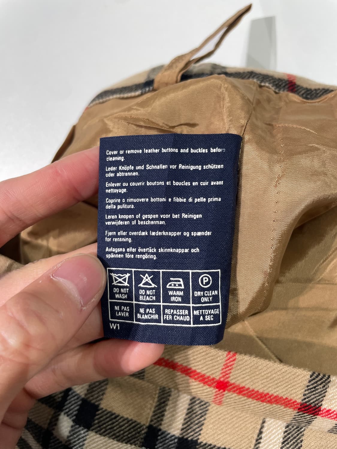 버버리 베이지 노바체크 핀턱 롱 스커트 상품이미지9