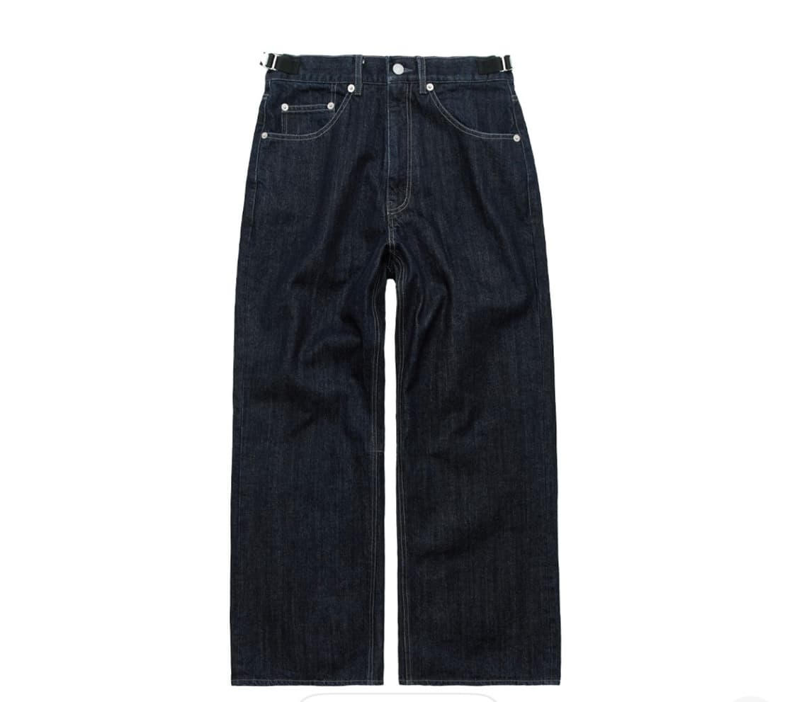 (4)폴리테루 고시마 데님 팬츠  1워시 인디고 상품이미지1