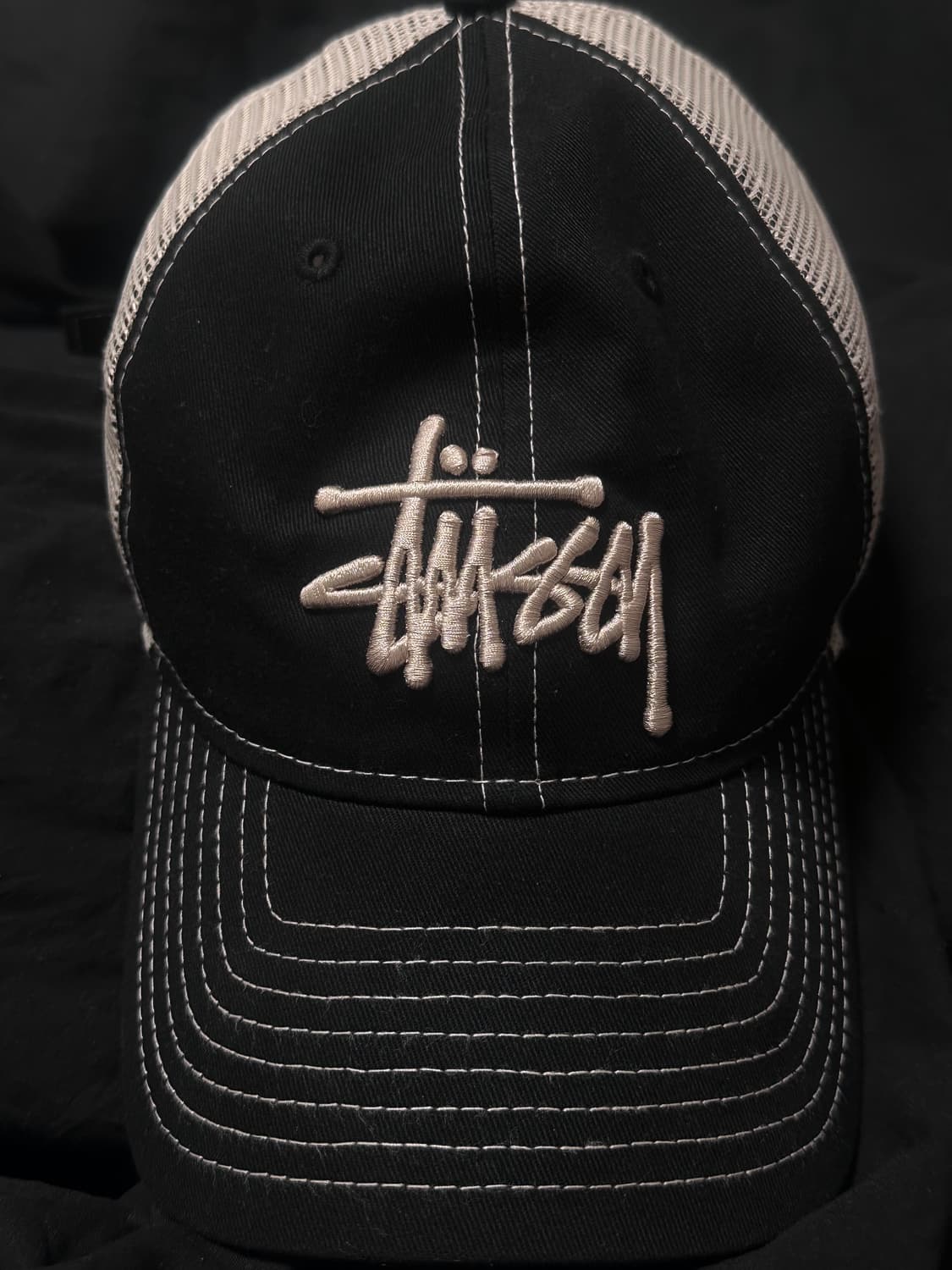 스투시 9Twenty 베이직 트러커 블랙 상품이미지2