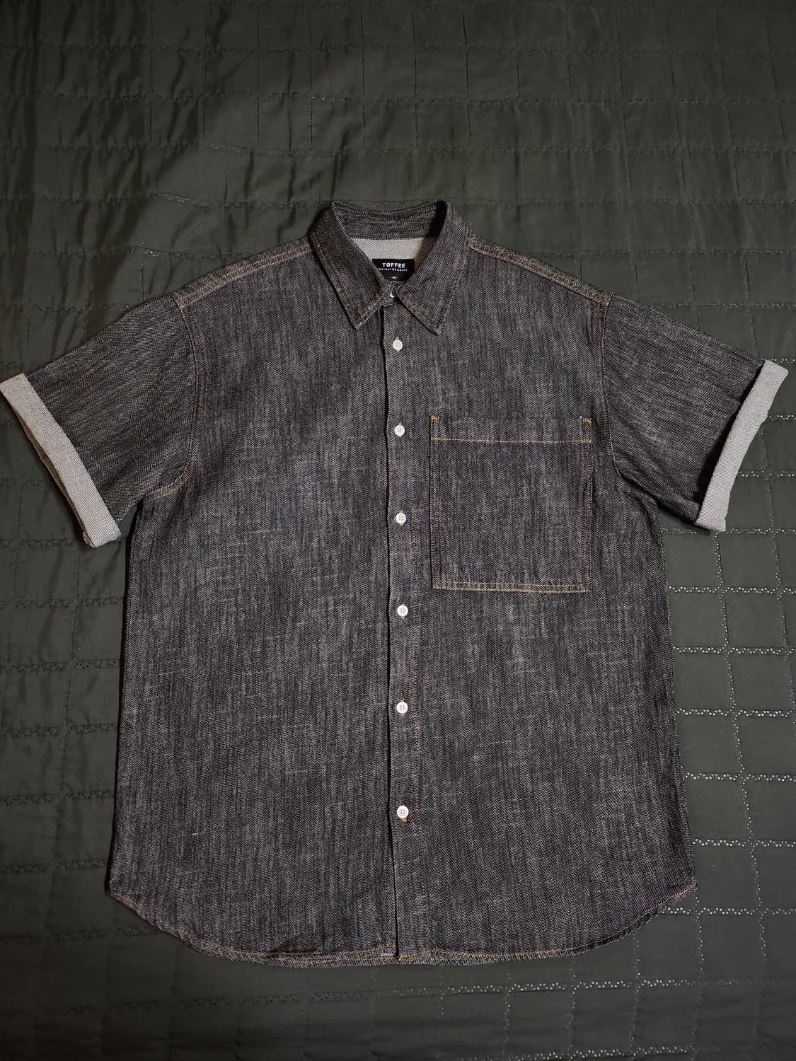 토피 섬머 데님 셔츠, 와이드팬츠 상품이미지5