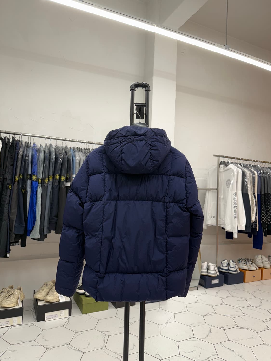 [M] 스톤아일랜드 크링클랩스 후드 패딩 상품이미지2