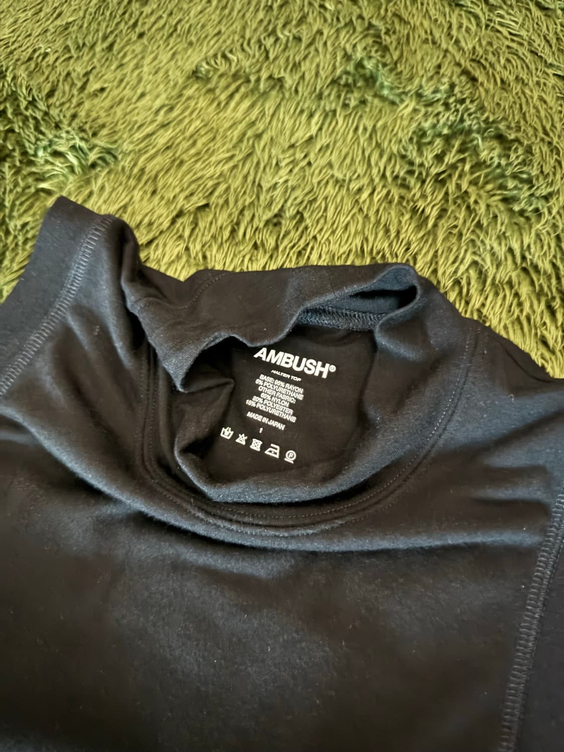 [1] AMBUSH 엠부쉬 MADE IN JAPAN 슬리브리스 크롭 탑 상품이미지3