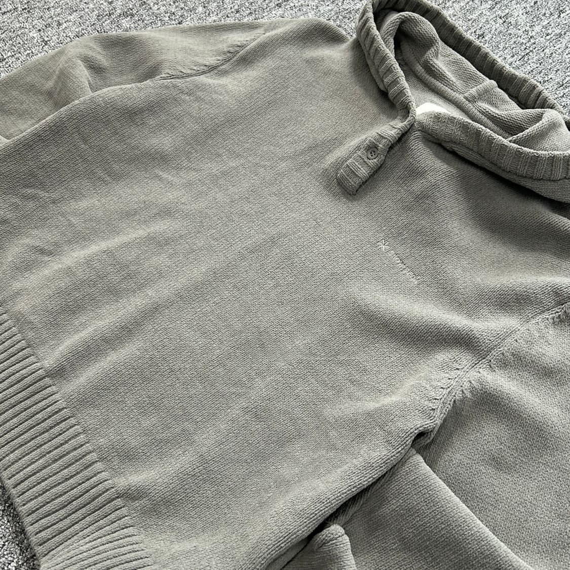 스노우 피크 다크 그레이 후드 니트  상품이미지3