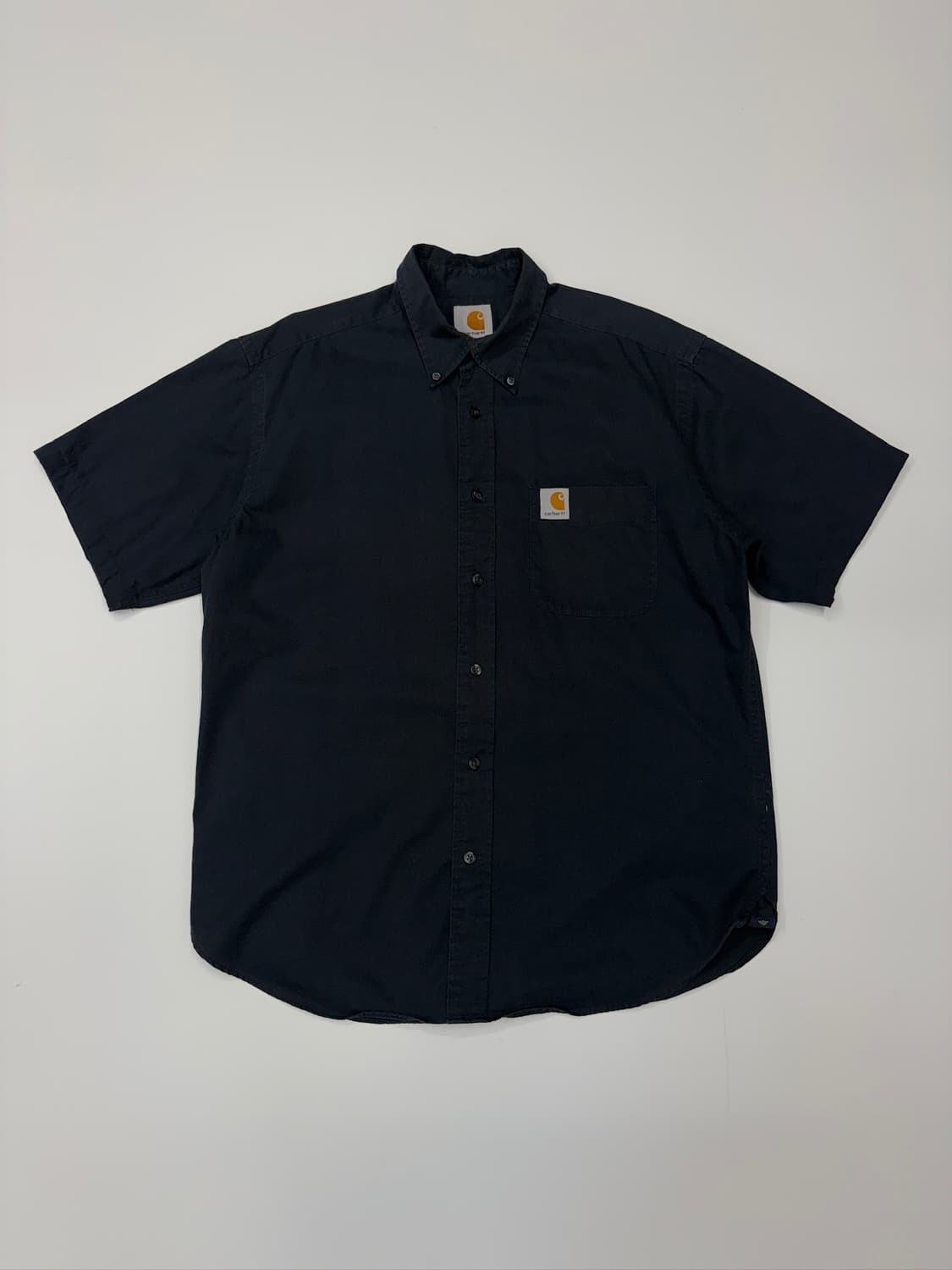 Carhartt 칼하트 네이비 반팔 워크셔츠 워크웨어 반팔 셔츠 상품이미지2