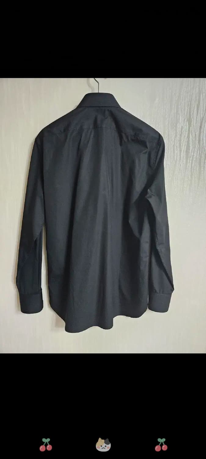 생로랑 히든버튼 블랙 셔츠 38 상품이미지7