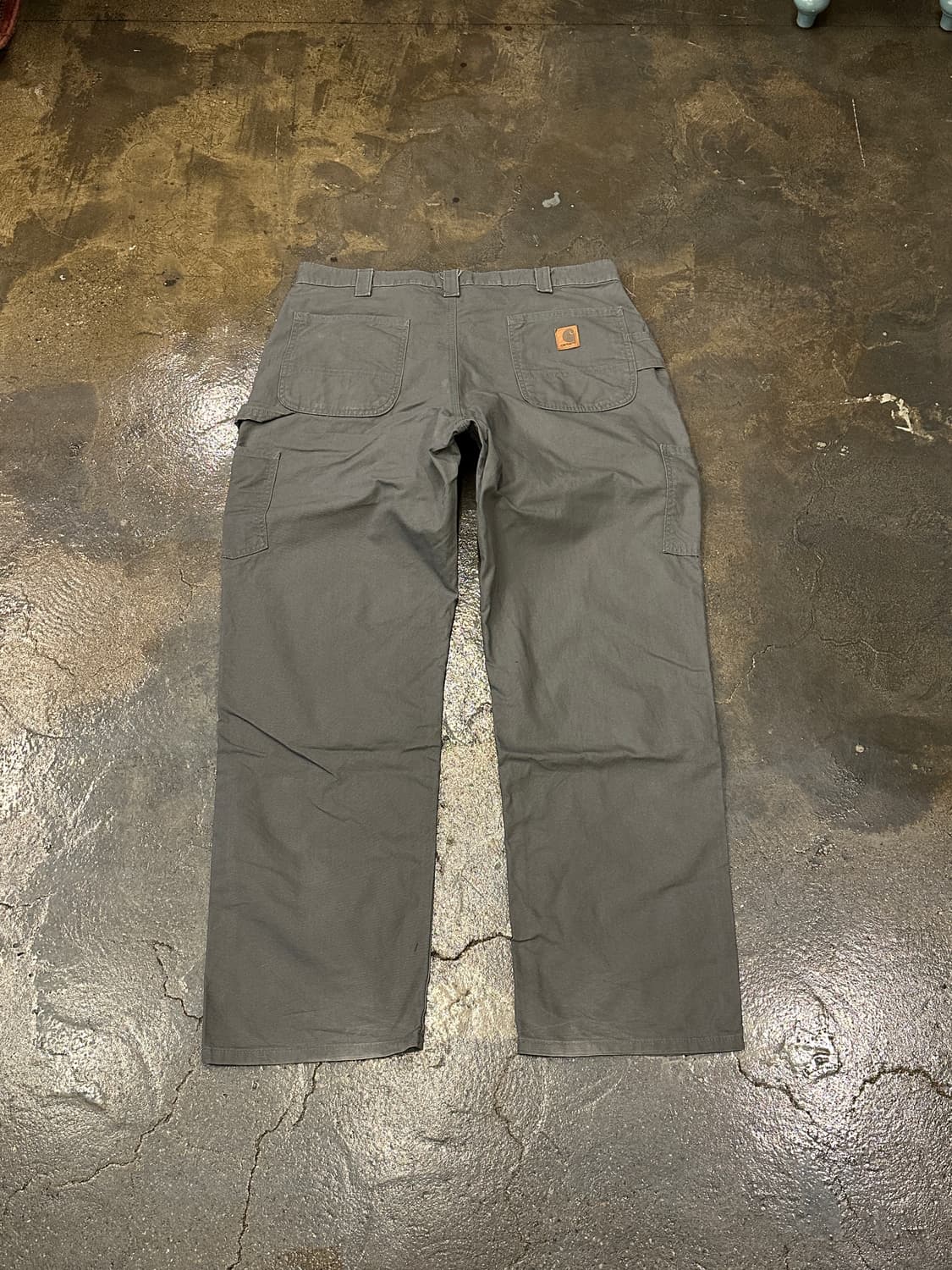 칼하트 오리지널 덩가리핏 워크팬츠 차콜 38x32 상품이미지2