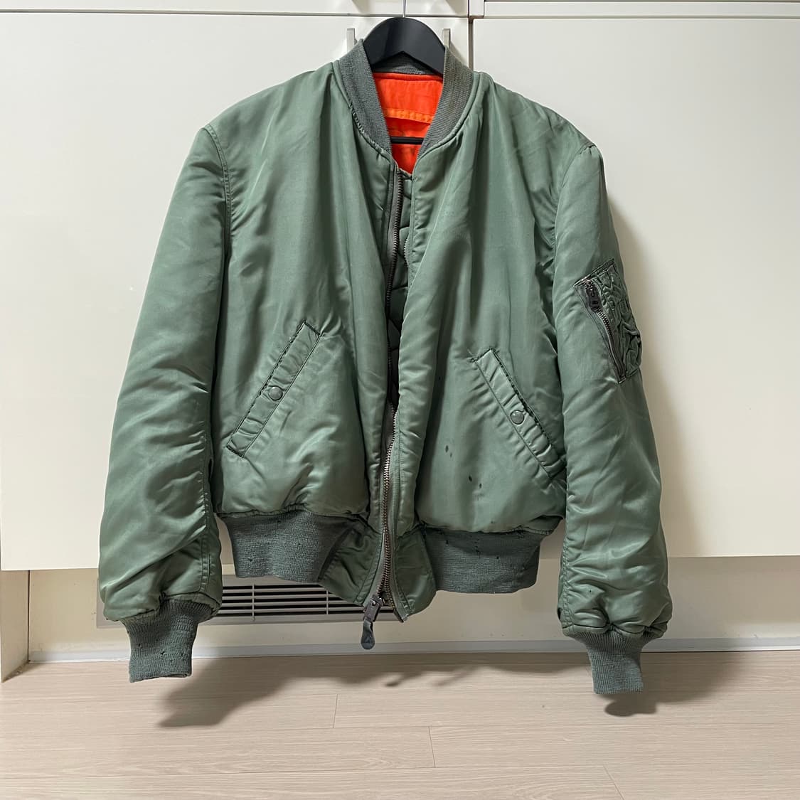 60s 미군 오리지날 ma-1 봄버 XL 상품이미지1