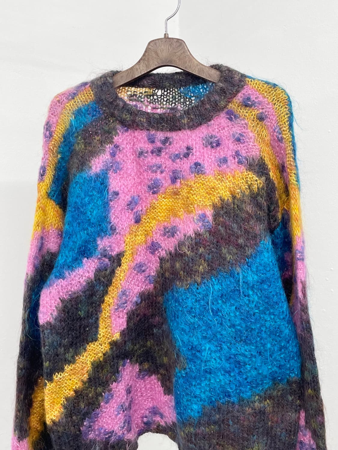 모헤어 하구미 컬러 니트 상품이미지5