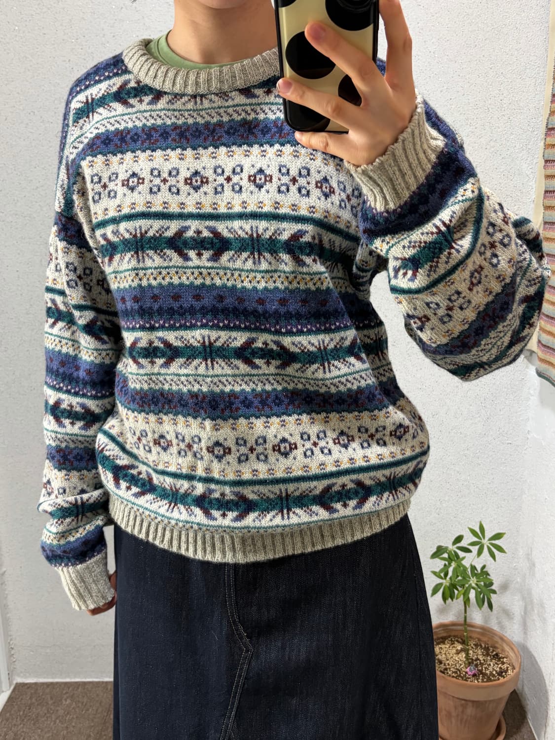 울리치 패턴 니트 상품이미지1