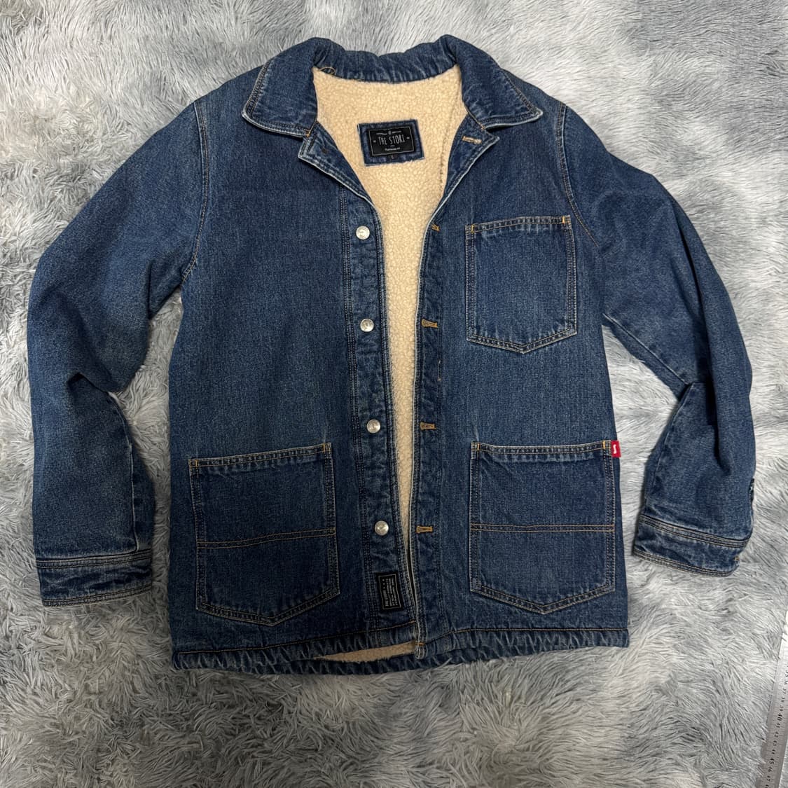 더스토리 쉐르파 데님자켓 L사이즈 상품이미지3