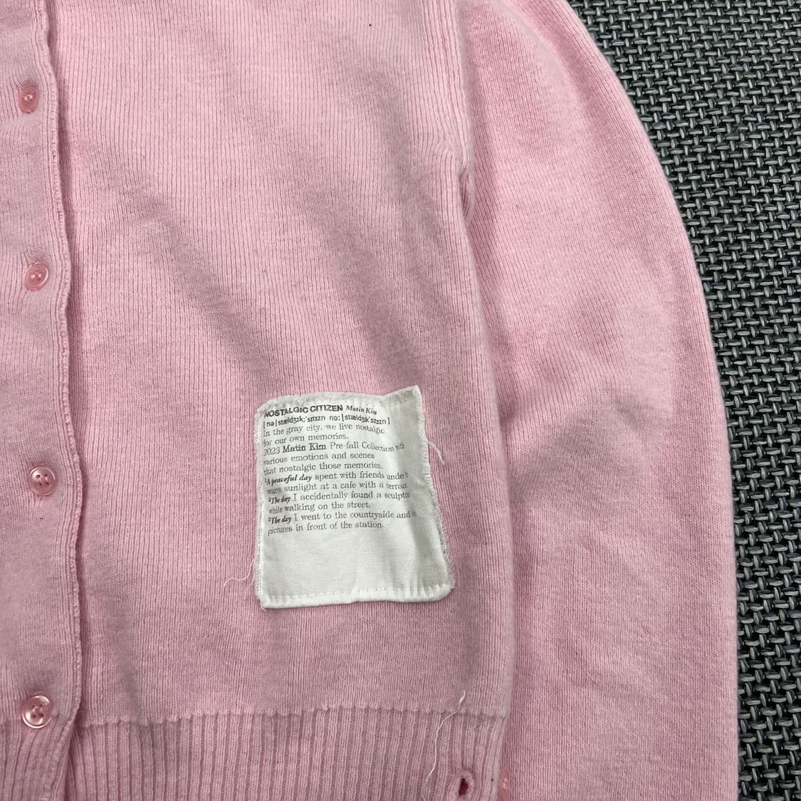 마땡킴 핑크 가디건 상품이미지3
