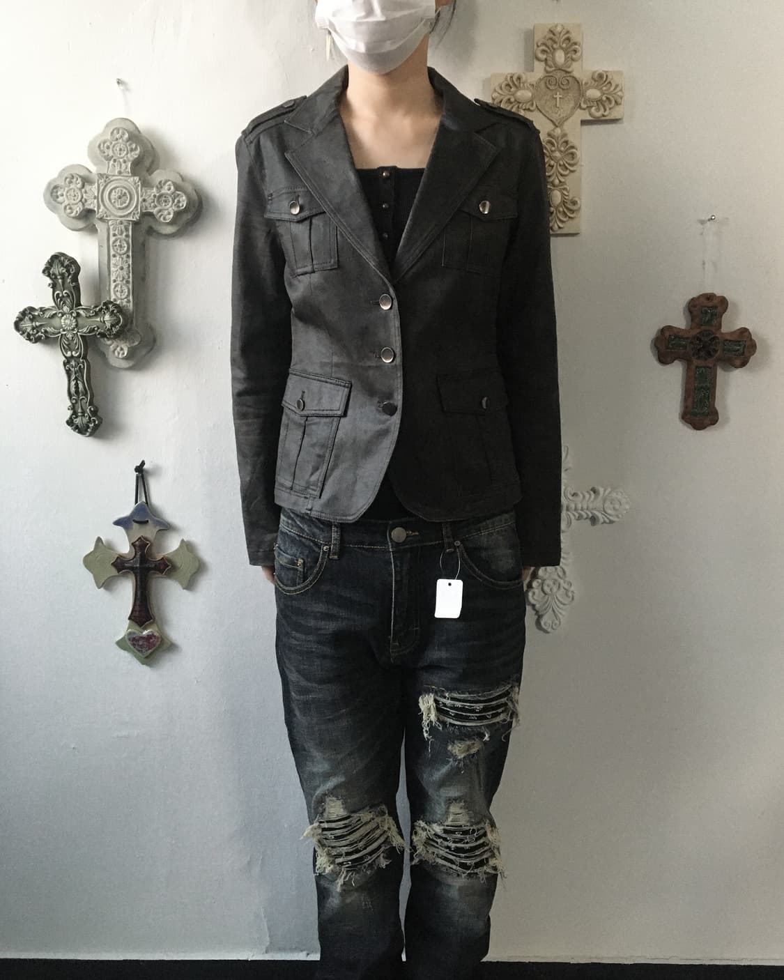 Dyed coating jacket 상품이미지4