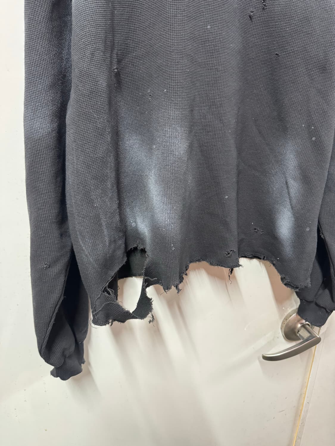 빈티지 와플 긴팔 상품이미지3