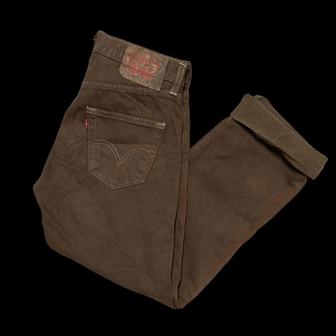 LEVI'S 리바이스 501 브라운 데님 팬츠 상품이미지4