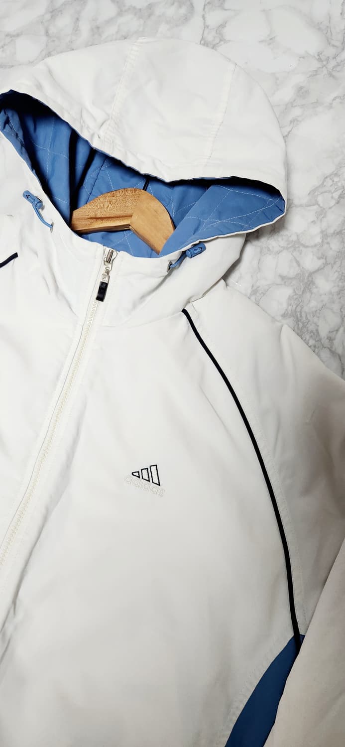 대장 아디다스 삼선 흰하 바람막이 오버핏 점퍼 후드 자켓 상품이미지3