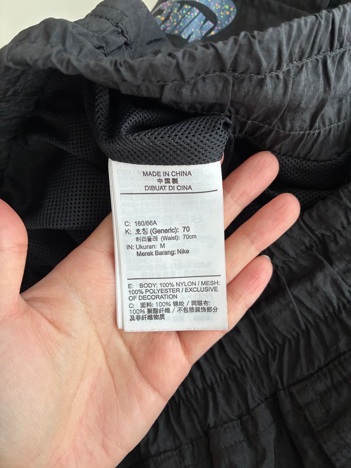 M) 나이키 우먼 나일론 카고 조거 팬츠 블랙 상품이미지7