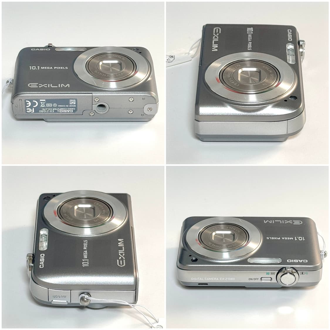 카시오 엑슬림 EX-Z1080 실버 빈티지디카 상품이미지3