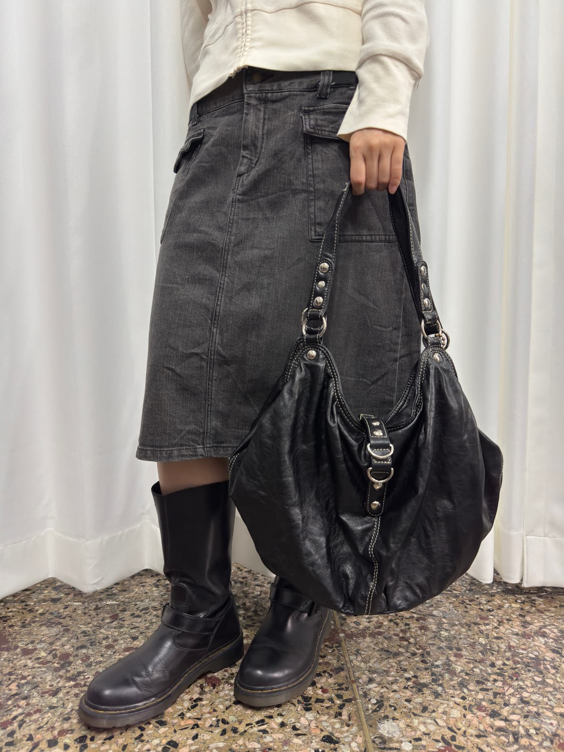 b.field leather buckle shoulderbag 상품이미지9
