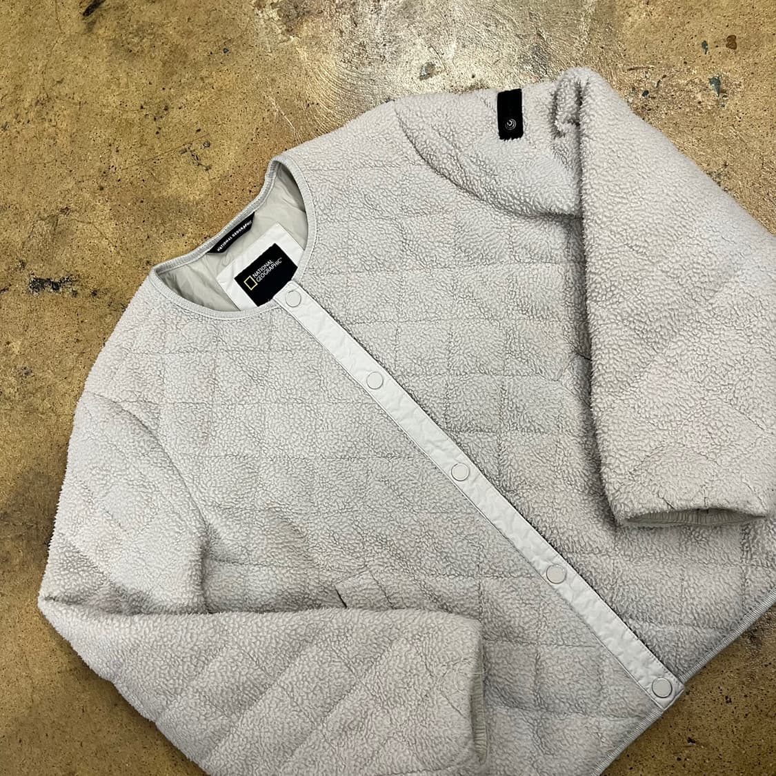 [정품/S] 내셔널지오그래픽 뽀글이 퀼팅 자켓 b10 상품이미지1