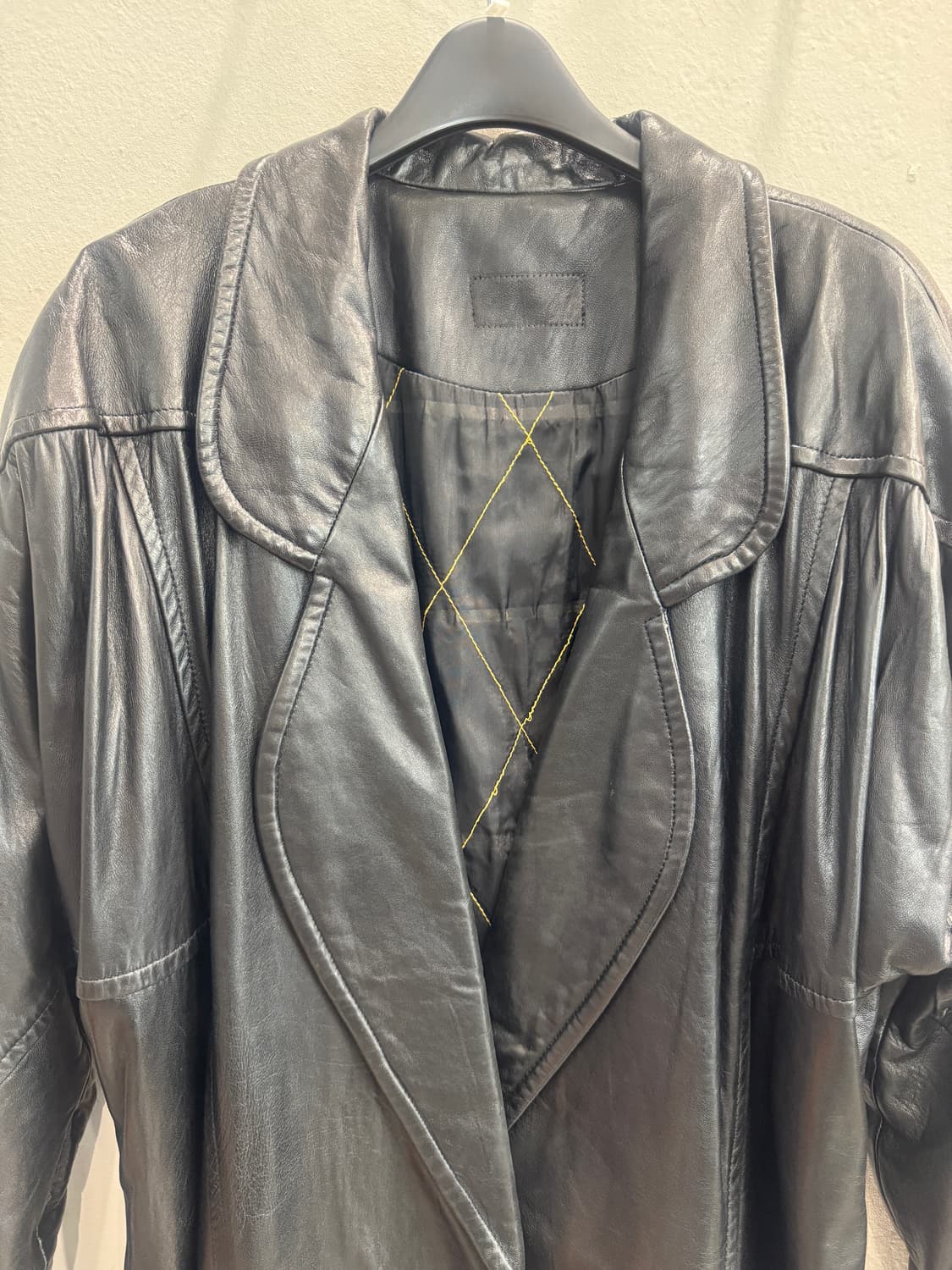 vintage 램스킨 오버핏 하프코프 상품이미지2