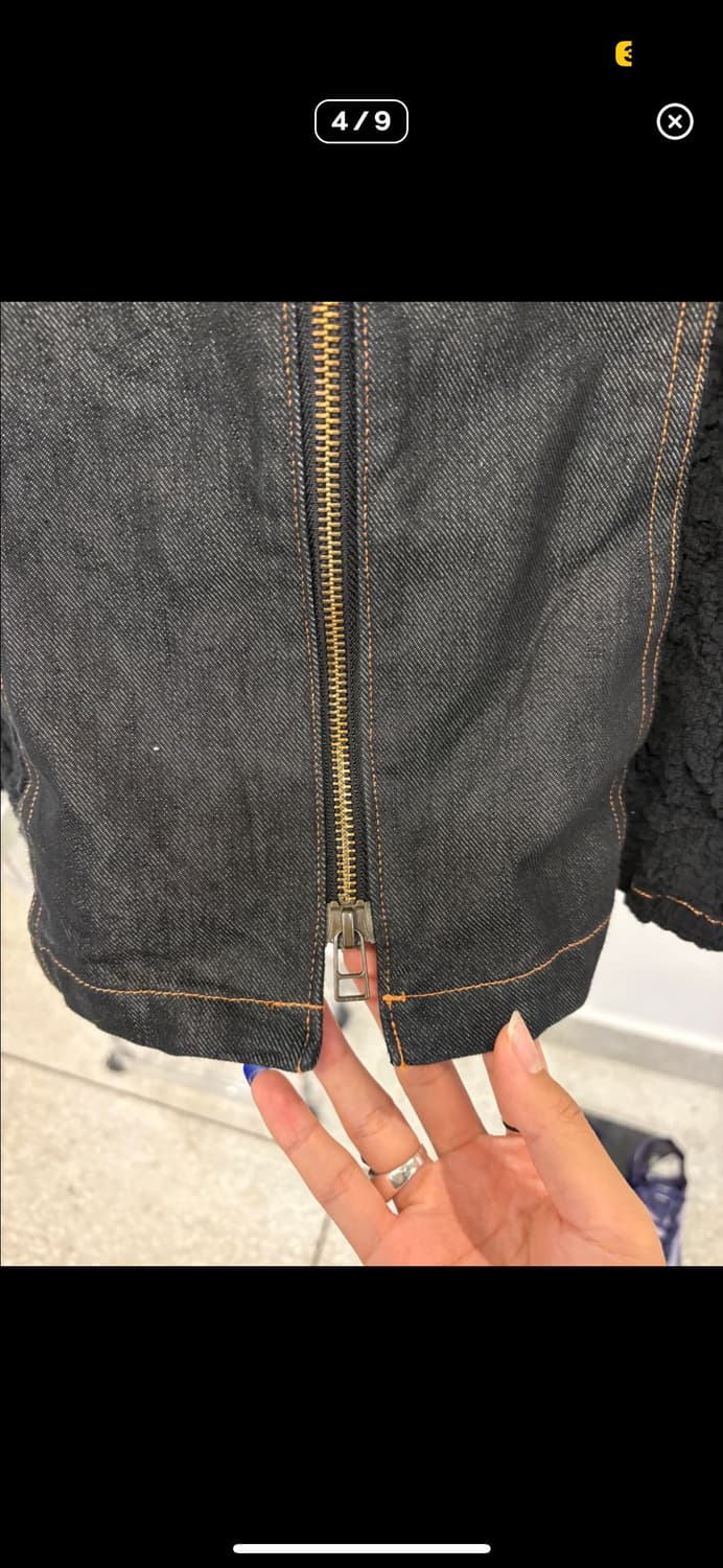 me Issey Miyake wrinkle denim zip up 상품이미지4