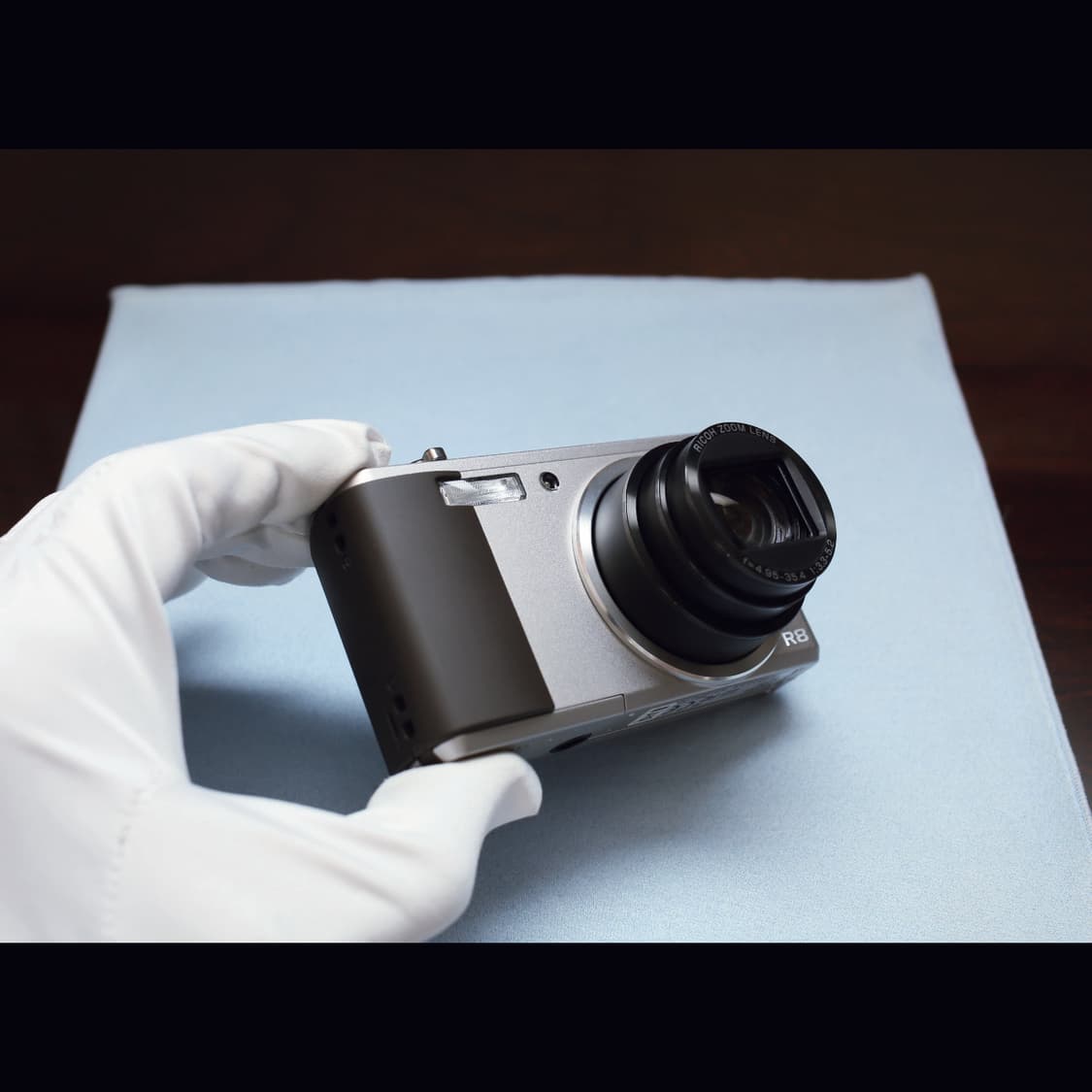 레어<민트급><한글><장원영> 리코 R8 실버 박스 세트 상품이미지6