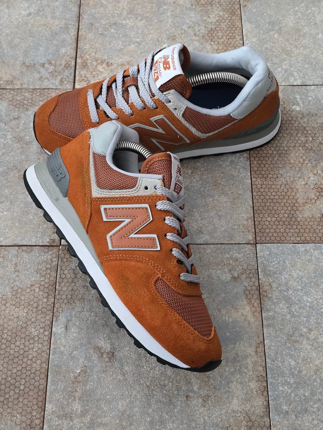 (240)뉴발란스 574 오렌지 상품이미지7