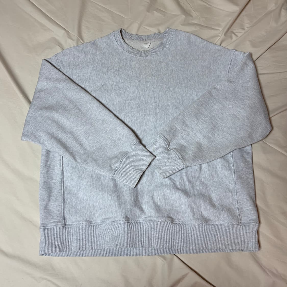 [XL] 아르켓 멜란지 그레이 맨투맨 상품이미지1