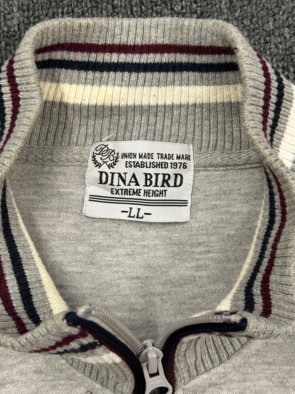 LL)DINA BIRD 빈티지 패치 그레이 트랙탑 져지 상품이미지4