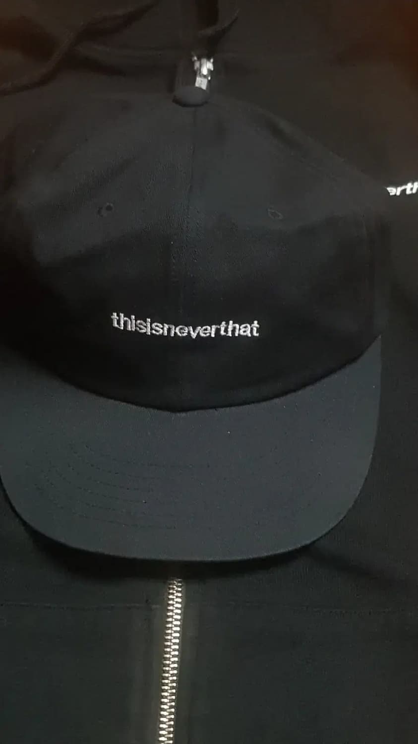 디스이즈네버댓 T-LOGO CAP Black 상품이미지2