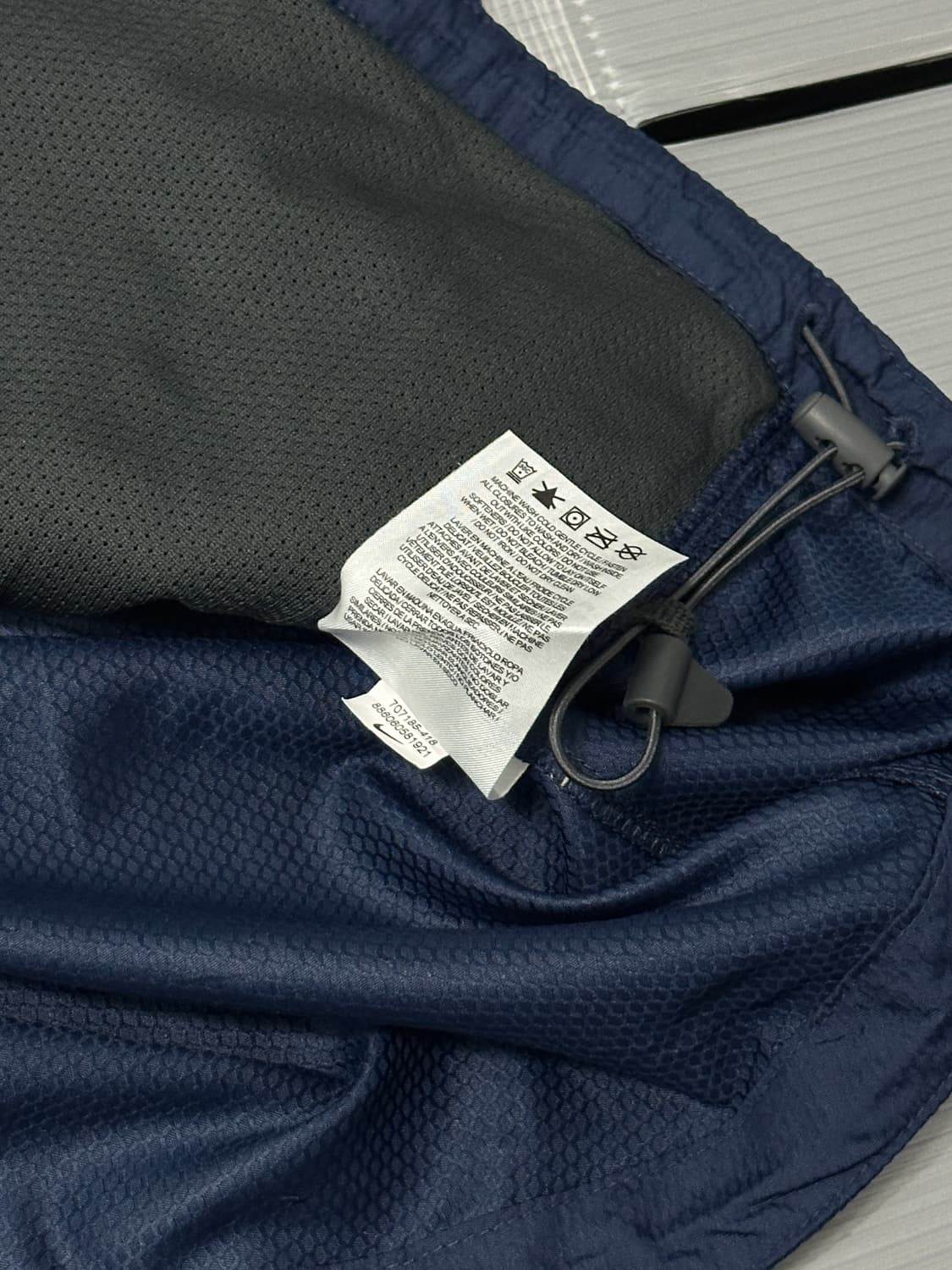 나이키 아노락 반집업 바람막이 자켓 네이비 S 상품이미지5