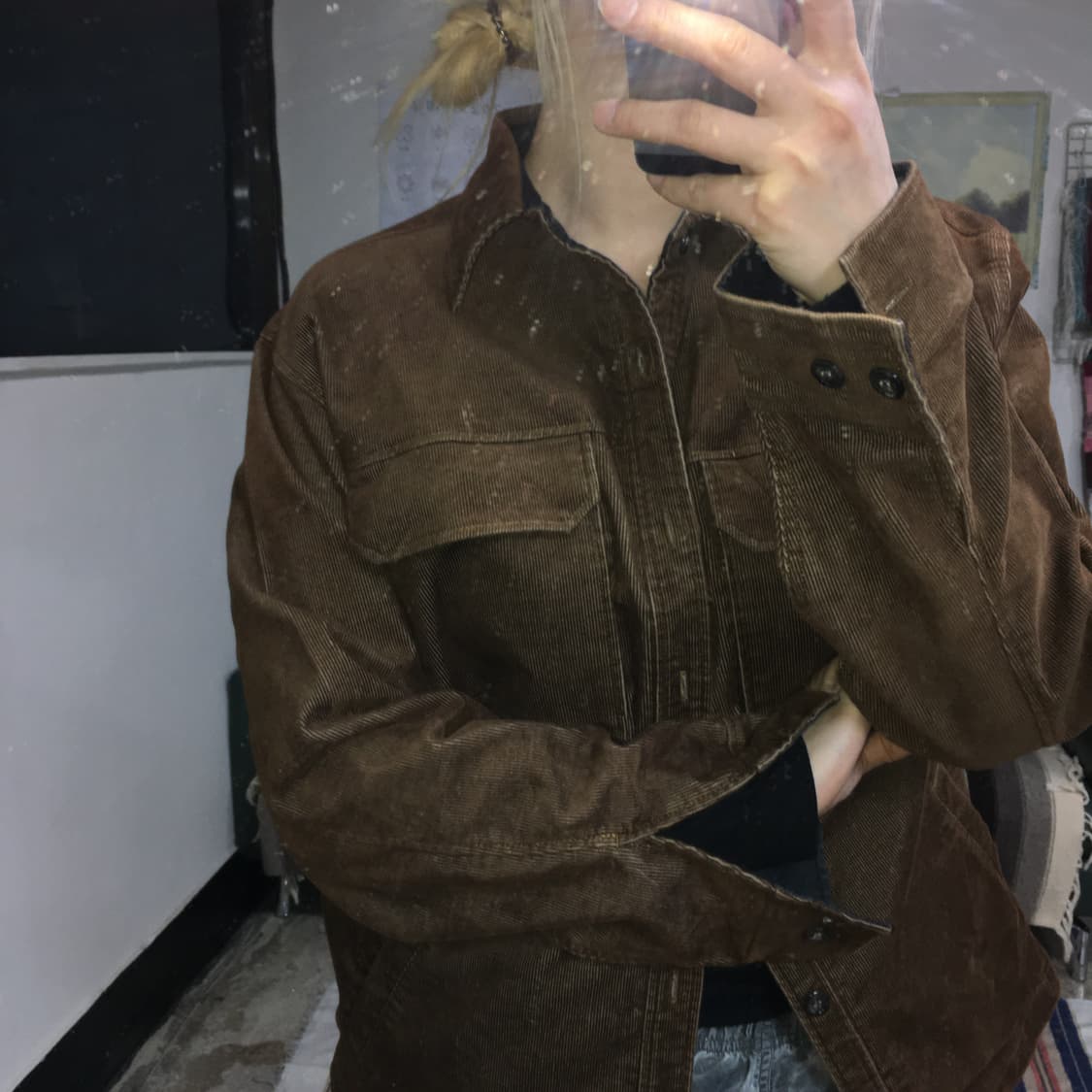 투티/0283 mr.junko 코듀로이 브라운 자켓 일본 빈티지 상품이미지1