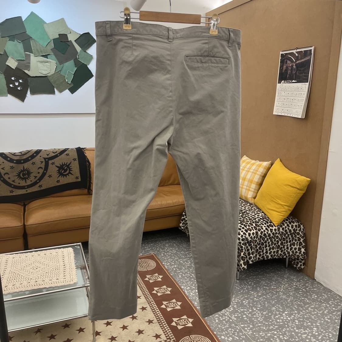 아페세 빈티지 모던 시크 캐주얼 코튼팬츠 면바지 32인치 C09800 상품이미지4
