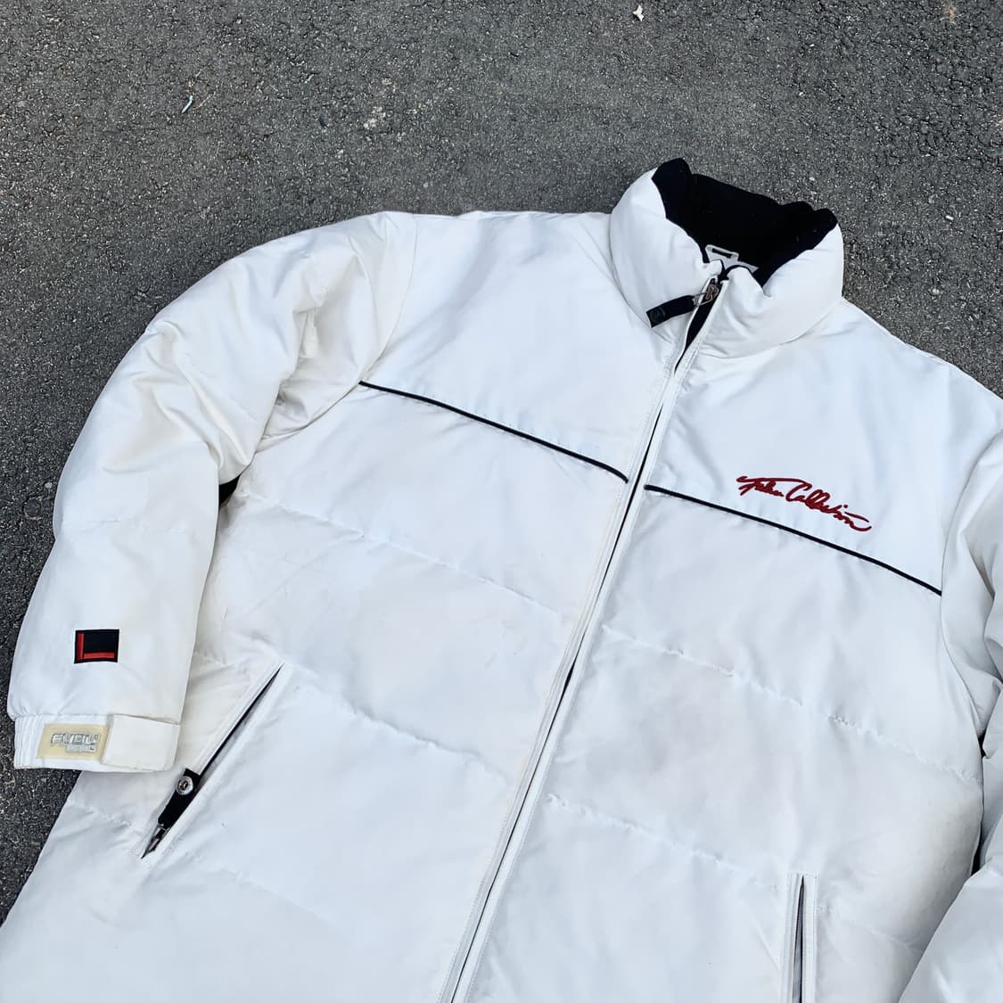 00s FUBU 후부 올드스쿨 화이트 덕다운 패딩 올드스쿨 자켓 105 상품이미지5