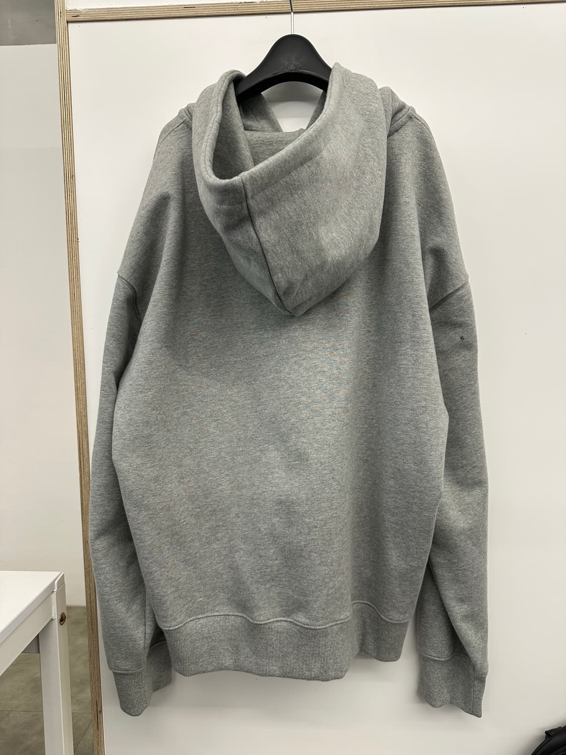 무탠다드 리사이클 후디드 집업(멜란지그레이) 상품이미지2