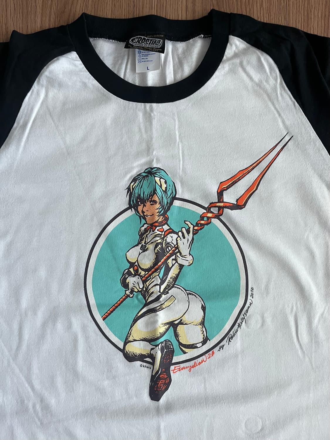 Evangelion 에반게리온 X 에로스티카 레이 7부 티셔츠L 상품이미지4