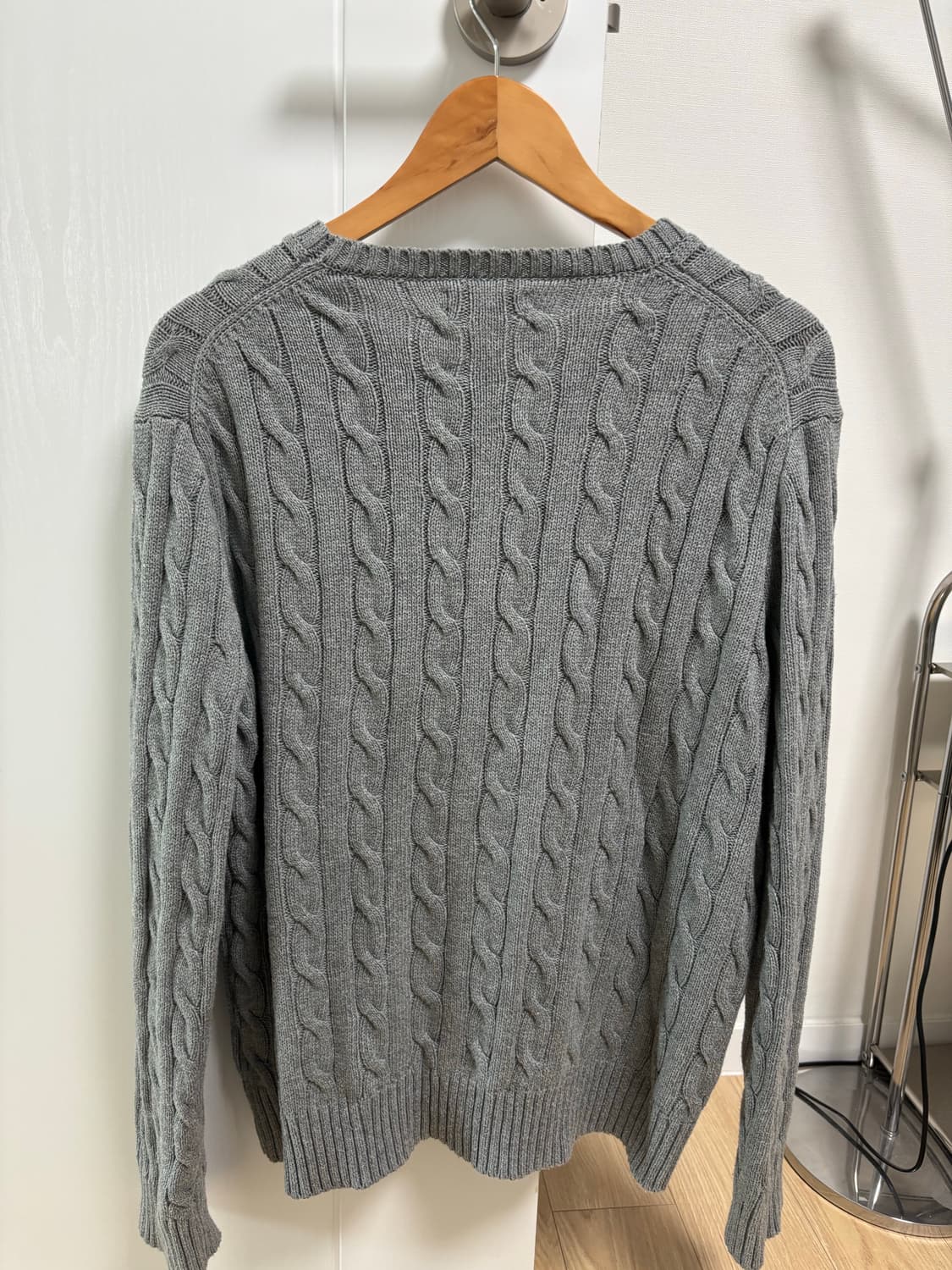 폴로 랄프로렌 그레이 케이블 니트 상품이미지2