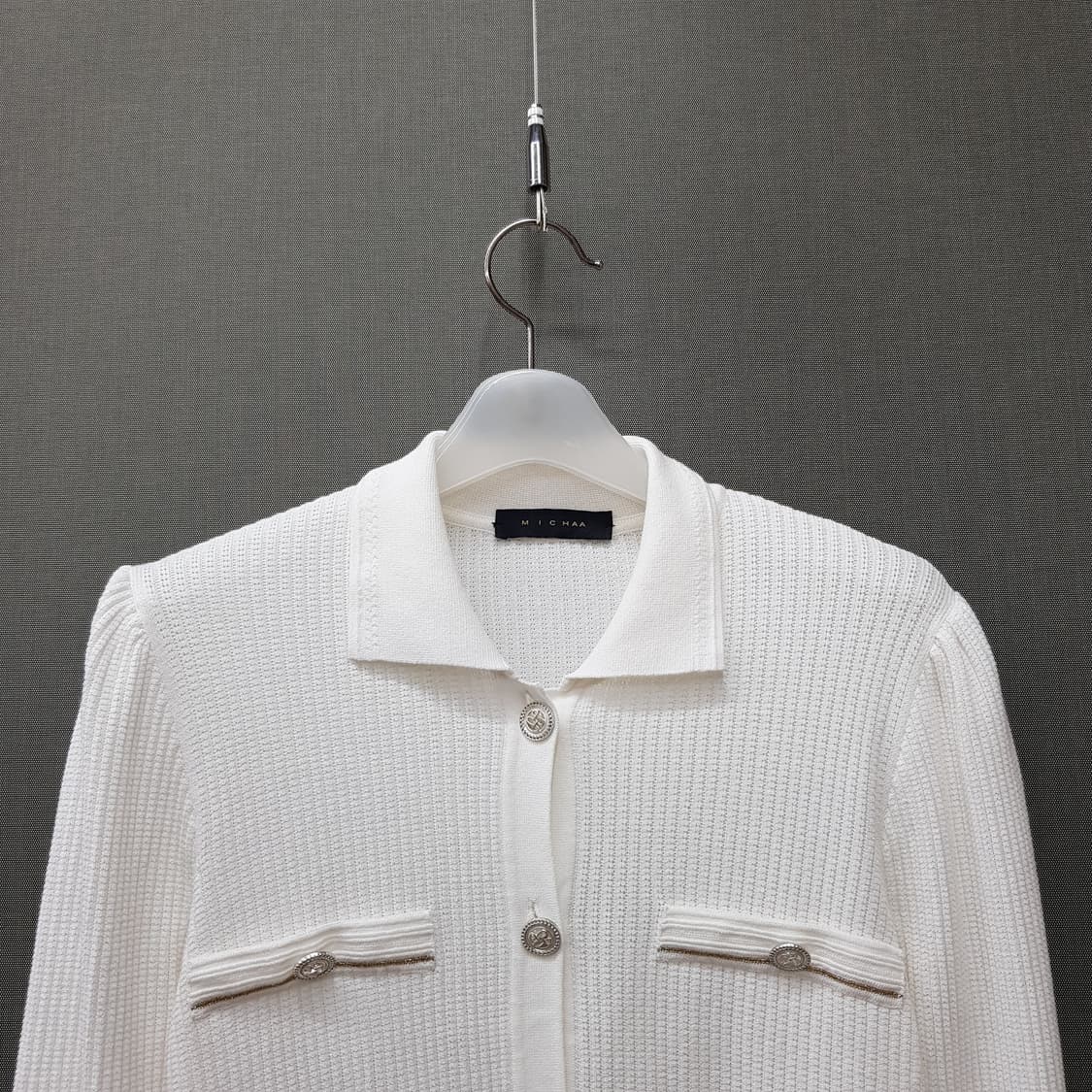 미샤 MICHAA 2021 카라 니트 가디건 91사이즈 상품이미지2