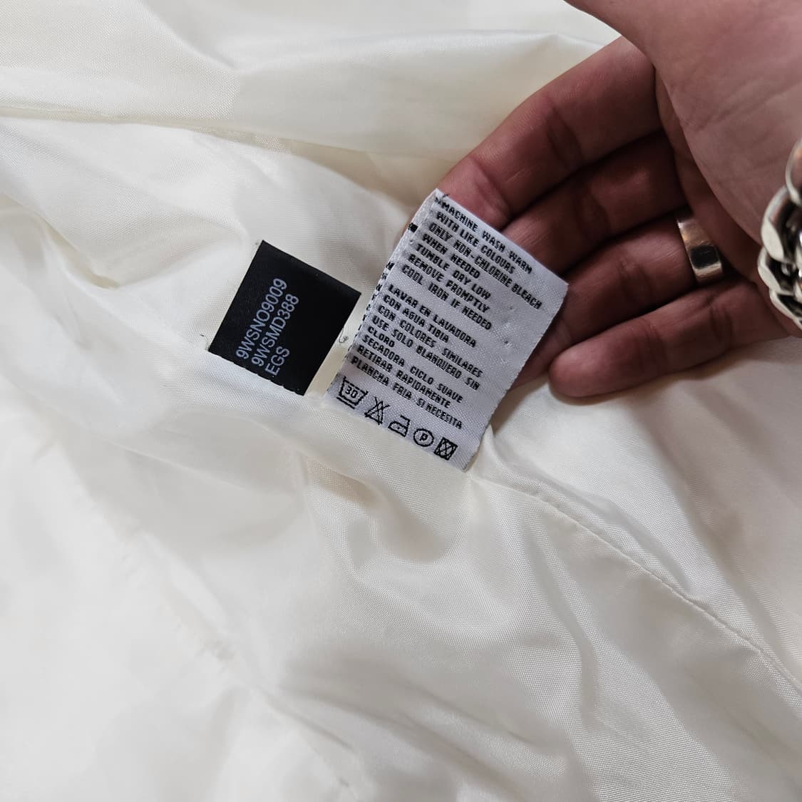 나인웨스트(NINE WEST) 구스다운 퀄팅 경량 패딩 자켓 L 상품이미지7