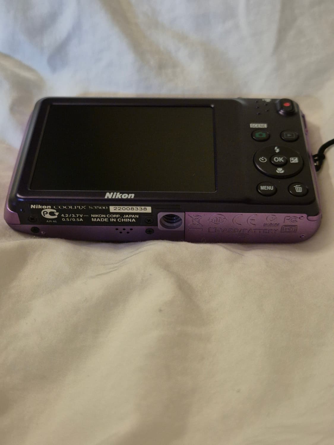 민트급) 니콘 쿨픽스 s3500 퍼플 풀박스 상품이미지4