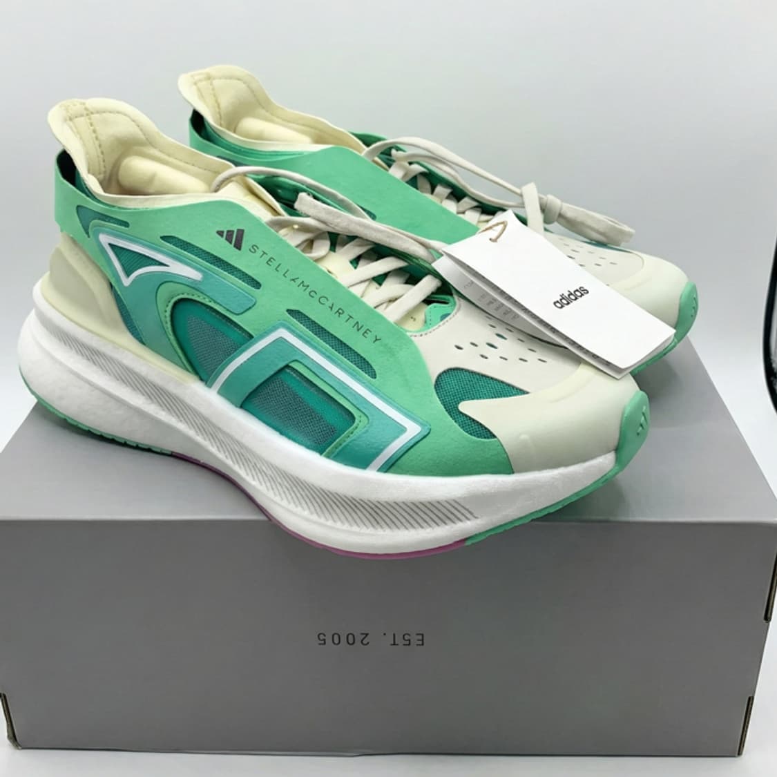 새상품 아디다스 울트라 부스트 5 스텔라맥카트니 민트 사이즈 245 상품이미지2