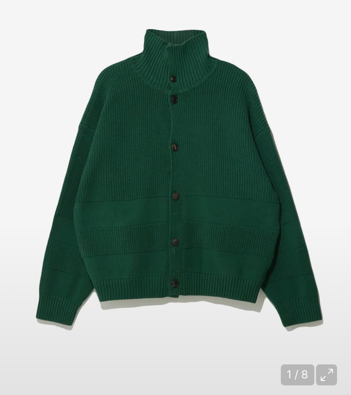 비슬로우x런던그로서리마켓 가디건 그린 S 상품이미지1